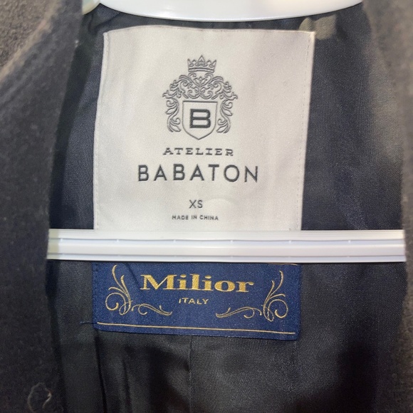 Babaton wool Cashmere coat - Picture 1 of 3